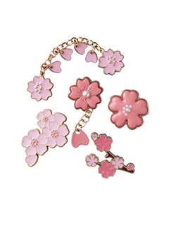 Przypinki Crocs Jibbitz Blooming Cherry Blossom 10012962 - różowe ze sklepu streetstyle24.pl w kategorii Broszki - zdjęcie 177862145