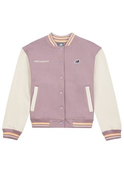 Bluza New Balance LAKG0035ICW - różowa ze sklepu streetstyle24.pl w kategorii Bluzy dziewczęce - zdjęcie 177862217