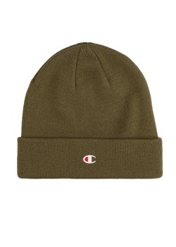 Czapka Champion C Logo 806065-GS573 - zielona ze sklepu streetstyle24.pl w kategorii Czapki zimowe męskie - zdjęcie 177862228