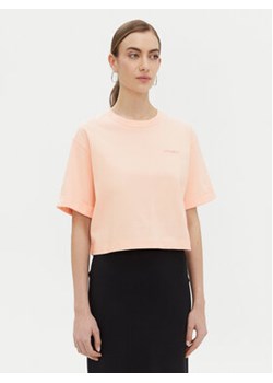 PINKO T-Shirt 104882 A2HN Koralowy Regular Fit ze sklepu MODIVO w kategorii Bluzki damskie - zdjęcie 177862907