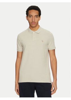 U.S. Polo Assn. Polo MUP3312 Beżowy Regular Fit ze sklepu MODIVO w kategorii T-shirty męskie - zdjęcie 177864168