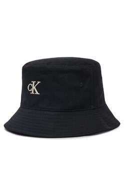 Calvin Klein Jeans Kapelusz Embroidered Monogram Bucket Hat LV04K5020G Czarny ze sklepu MODIVO w kategorii Kapelusze damskie - zdjęcie 177866107