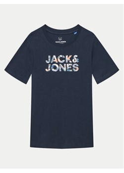 Jack&Jones Junior T-Shirt 12268854 Granatowy Regular Fit ze sklepu MODIVO w kategorii T-shirty chłopięce - zdjęcie 177868649