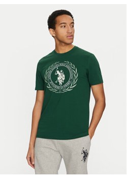 U.S. Polo Assn. T-Shirt MUP3641 Zielony Regular Fit ze sklepu MODIVO w kategorii T-shirty męskie - zdjęcie 177871835