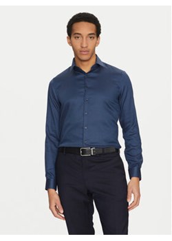 Calvin Klein Koszula K10K114316 Granatowy Slim Fit ze sklepu MODIVO w kategorii Koszule męskie - zdjęcie 177874165