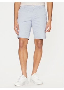 Calvin Klein Szorty materiałowe Modern Twill K10K114063 Niebieski Slim Fit ze sklepu MODIVO w kategorii Spodenki męskie - zdjęcie 177874765