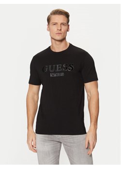 Guess T-Shirt M5RI12 J1314 Czarny Slim Fit ze sklepu MODIVO w kategorii T-shirty męskie - zdjęcie 177879697