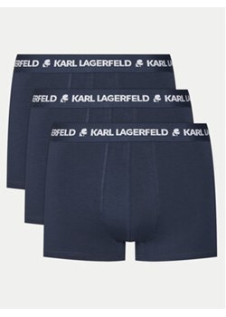 KARL LAGERFELD Komplet 3 par bokserek A1M47151 Granatowy ze sklepu MODIVO w kategorii Majtki męskie - zdjęcie 177884295