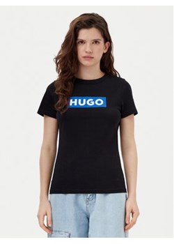 HUGO T-Shirt Classic 50510772 Czarny Regular Fit ze sklepu MODIVO w kategorii Bluzki damskie - zdjęcie 177886695