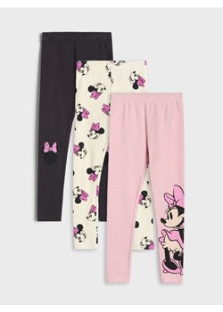 Sinsay - Legginsy 3 pack Myszka Minnie - różowy ze sklepu Sinsay w kategorii Spodnie dziewczęce - zdjęcie 177888476