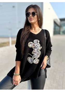 sweter lemouse czarny one size ze sklepu UBRA w kategorii Swetry damskie - zdjęcie 177889068