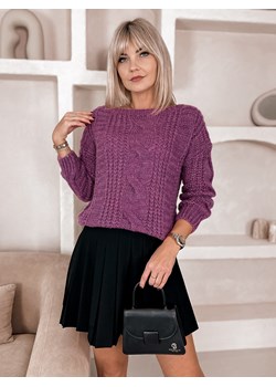 sweter flers fioletowy one size ze sklepu UBRA w kategorii Swetry damskie - zdjęcie 177889895