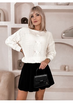 sweter flers ecru one size ze sklepu UBRA w kategorii Swetry damskie - zdjęcie 177889925