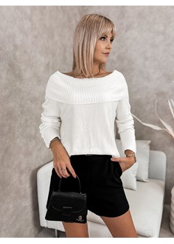sweter manuelle ecru one size ze sklepu UBRA w kategorii Swetry damskie - zdjęcie 177891008