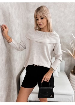sweter manuelle beżowy one size ze sklepu UBRA w kategorii Swetry damskie - zdjęcie 177891039