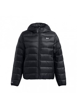 Damska kurtka z puchem naturalnym Under Armour Legend Down Hooded Jacket - czarna ze sklepu Sportstylestory.com w kategorii Kurtki damskie - zdjęcie 177893287