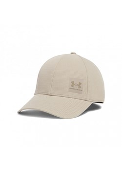 Męska czapka z daszkiem Under Armour Iso-chill Armourvent STR - beżowa ze sklepu Sportstylestory.com w kategorii Czapki z daszkiem męskie - zdjęcie 177894796