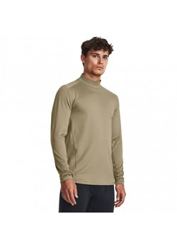 Męski longsleeve taktyczny Under Armour Tac Mock CGI Base - brązowy ze sklepu Sportstylestory.com w kategorii T-shirty męskie - zdjęcie 177894879