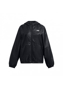 Dziewczęca kurtka wiatrówka Under Armour UA Sport Windbreaker Jkt - czarna ze sklepu Sportstylestory.com w kategorii Kurtki damskie - zdjęcie 177894968