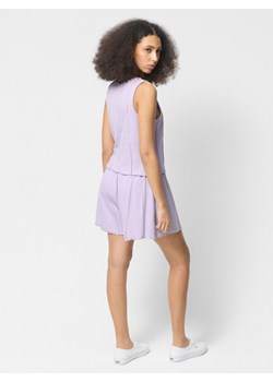 Damskie spodenki casual Outhorn OTHWSS24TSHOF386 - fioletowe ze sklepu Sportstylestory.com w kategorii Szorty - zdjęcie 177895147