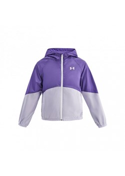 Dziewczęca kurtka wiatrówka Under Armour UA Sport Windbreaker Jkt - fioletowa ze sklepu Sportstylestory.com w kategorii Kurtki damskie - zdjęcie 177895366