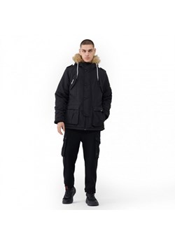 Męska kurtka parka zimowa Ellesse Blizzard - czarna ze sklepu Sportstylestory.com w kategorii Kurtki męskie - zdjęcie 177895398