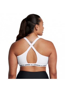 Biustonosz treningowy Under Armour UA Crossback Low Bra - biały ze sklepu Sportstylestory.com w kategorii Biustonosze - zdjęcie 177895557