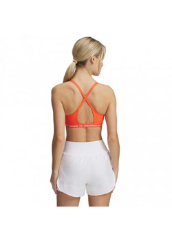 Biustonosz treningowy Under Armour UA Crossback Low Bra - pomarańczowy ze sklepu Sportstylestory.com w kategorii Biustonosze - zdjęcie 177895568