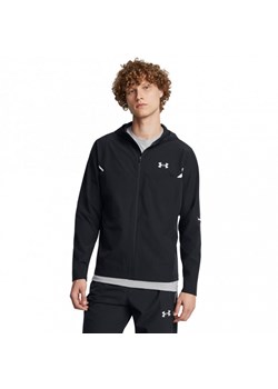 Męska kurtka treningowa Under Armour Vanish Woven Utility Jacket - czarna ze sklepu Sportstylestory.com w kategorii Kurtki męskie - zdjęcie 177895778