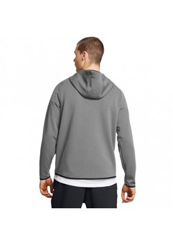Męska bluza treningowa nierozpinana z kapturem Under Armour UA Unstoppable Flc Hd Eu - szara ze sklepu Sportstylestory.com w kategorii Bluzy męskie - zdjęcie 177895865