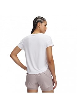 Damska koszulka do biegania Under Armour UA Launch Elite - biała ze sklepu Sportstylestory.com w kategorii Bluzki damskie - zdjęcie 177895875