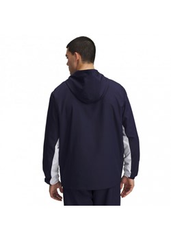 Męska kurtka wiatrówka Under Armour UA Rival Woven - granatowa ze sklepu Sportstylestory.com w kategorii Bluzy męskie - zdjęcie 177895966