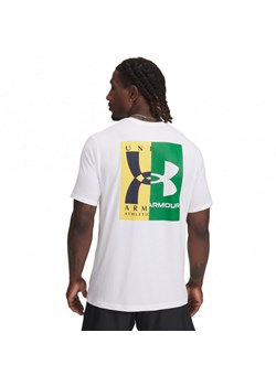 Męski t-shirt z nadrukiem Under Armour UA Evol Logo - biały ze sklepu Sportstylestory.com w kategorii T-shirty męskie - zdjęcie 177895976