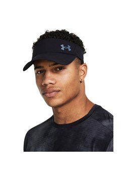 Męski daszek do biegania Under Armour M Iso-Chill Launch Visor - czarny ze sklepu Sportstylestory.com w kategorii Czapki z daszkiem męskie - zdjęcie 177896167