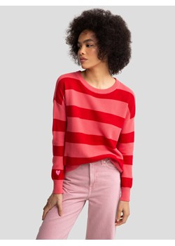 Sweter damski bawełniany różowy Heartelia 601 ze sklepu Big Star w kategorii Swetry damskie - zdjęcie 177897057