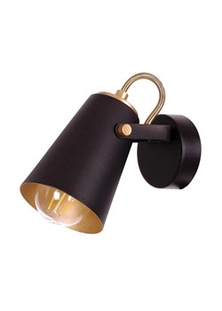 Czarny ruchomy kinkiet reflektor w stylu loft - A777-Sorella - id: 47546 - marki Lumes - 177898517 Czarny ruchomy kinkiet reflektor w stylu loft - A777-Sorella ze sklepu Edinos.pl w kategorii Lampy ścienne - zdjęcie 177898517