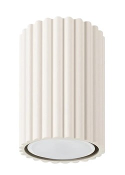 Beżowa nowoczesna lampa sufitowa - D286 W4-P38 ze sklepu Edinos.pl w kategorii Lampy sufitowe - zdjęcie 177898678