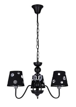Czarna nowoczesna potrójna lampa wisząca P9-F25 ze sklepu Edinos.pl w kategorii Lampy wiszące - zdjęcie 177898907