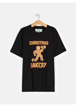 GATE Bawełniana koszulka ze świątecznym nadrukiem S ze sklepu gateshop w kategorii T-shirty męskie - zdjęcie 177899747