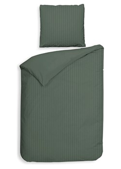 Heckett Lane Komplet pościeli satynowej "Banda" w kolorze zielonym ze sklepu Limango Polska w kategorii Pościele - zdjęcie 177908949
