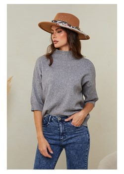 Joséfine Sweter "Mahouca" w kolorze szarym ze sklepu Limango Polska w kategorii Swetry damskie - zdjęcie 177909376