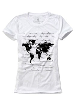 T-shirt damski UNDERWORLD World biały ze sklepu morillo w kategorii Bluzki damskie - zdjęcie 177912328