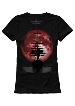 T-shirt damski UNDERWORLD Ship Czerwony ze sklepu morillo w kategorii Bluzki damskie - zdjęcie 177912475