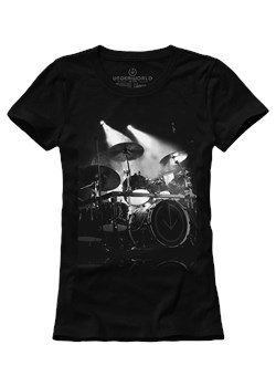 T-shirt damski UNDERWORLD Drums czarny ze sklepu morillo w kategorii Bluzki damskie - zdjęcie 177912769