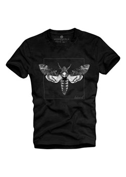 T-shirt męski UNDERWORLD Night Butterfly czarny ze sklepu morillo w kategorii T-shirty męskie - zdjęcie 177912866