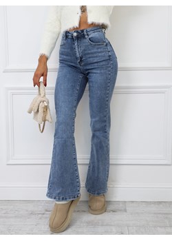 SPODNIE JEANSOWE FLARE DZWONY- JANSY JEANS ze sklepu olika.com.pl w kategorii Jeansy damskie - zdjęcie 177915958