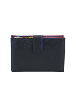 Skórzany portfel damski z ochroną RFID - Czarny ze sklepu Barberinis w kategorii Portfele damskie - zdjęcie 177926196