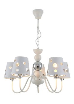 Biała nowoczesna lampa wisząca - D221 Elefro ze sklepu Edinos.pl w kategorii Lampy wiszące - zdjęcie 177939725