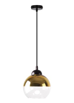 Nowoczesna czarno złota lampa wisząca - 4X D235 Bilef ze sklepu Edinos.pl w kategorii Lampy wiszące - zdjęcie 177939735