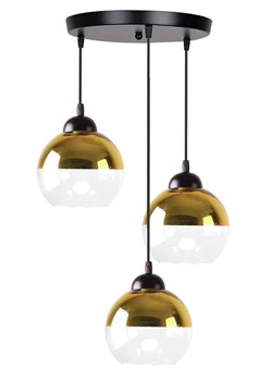 Nowoczesna potrójna lampa wisząca - 3X D237 T7-C26 ze sklepu Edinos.pl w kategorii Lampy wiszące - zdjęcie 177939738